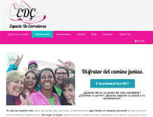 Tablet Screenshot of espaciodecorredoras.com